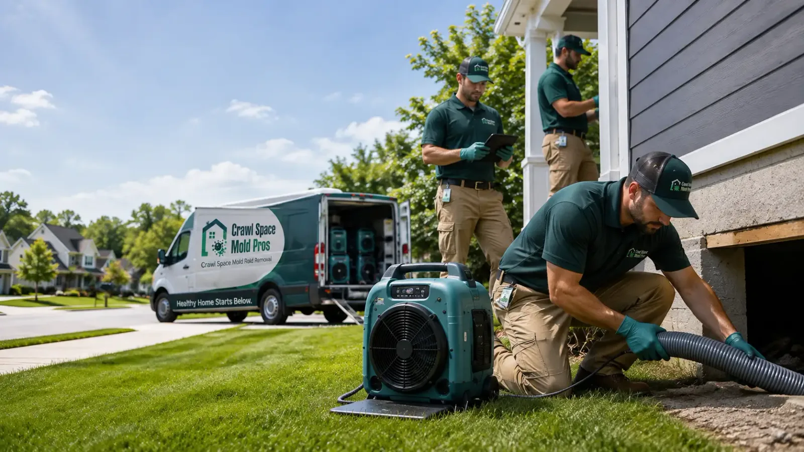 Crawl Space Mold Removal in Walshville, IL